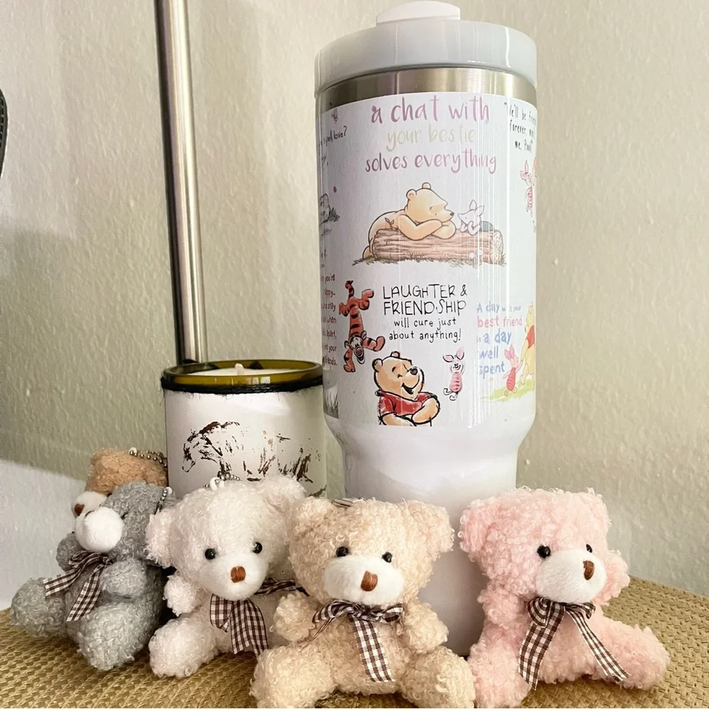 Disney Winnie the Pooh Quotes Climbing Tree 40 oz Tumbler/Water bottle/Mug GIFT